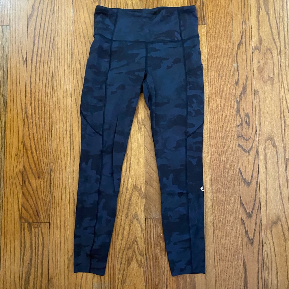 Lululemon camo fast and free leggings 25” inseam